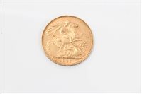 Lot 603 - Edward VII gold sovereign - 1910