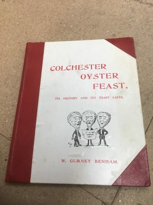 Lot 1707 - W. Gurney Bentham, Colchester Oyster Feast, pub. 1902