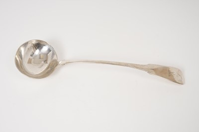 Lot 286 - George IV soup ladle. Dublin 1825/26. James Brady