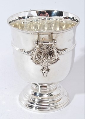 Lot 287 - George V silver two handled bowl  Birmingham 1928. Mappin & Webb. .