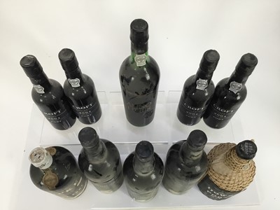 Lot 40 - Port - ten bottles, Croft 2004 (4 half bottles), Churchill's Crusted Port, Bottled 1984 (3) and two others