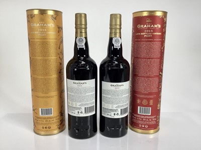 Lot 41 - Port - two bottles, Graham's 2015 LBV, 200th Anniversary, in card cases