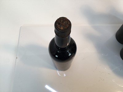 Lot 43 - Port - ten bottles, unlabelled but believed pre 1920, some very low level, together with another slightly smaller bottle, also believed pre 1920 (11)