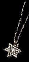 Lot 606 - Diamond star pendant in the form of the Star...