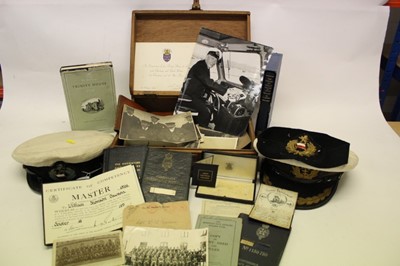 Lot 828 - Interesting collection of items and ephemera relating to Captain William Thomson Dawson O.B.E.