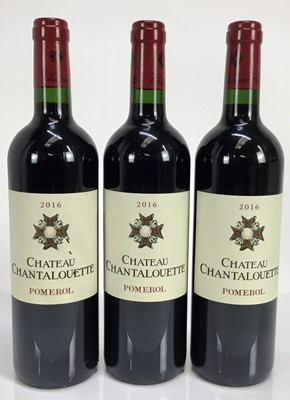 Lot 62 - Wine - ten bottles, Chateau Chantalouette Pomerol 2016, owc