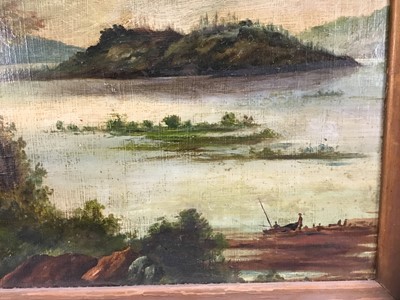 Lot 12 - Early 20th century English School oil on board - Scottish landscape, 60cm x 46cm, framed