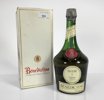 Lot 151 - Liqueur - one bottle, Benedictine, 43%, in original box
