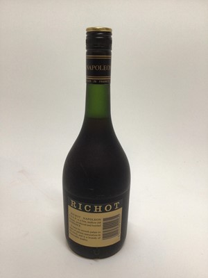 Lot 153 - Cognac - five bottles, Salignac Napoleon, Martell and three other bottles