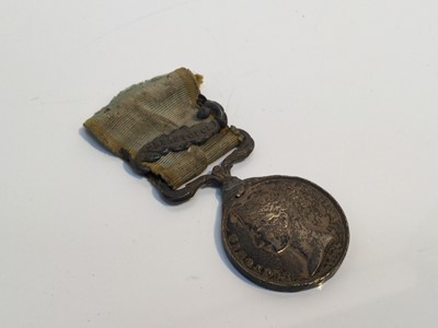 Lot 708 - Victorian Crimea medal with one clasp- Sebastopol (unnamed) 
N.B. solder repair to suspension mount noted