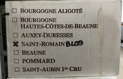 Lot 80 - Wine - six bottles, 2009 Saint Romain Blanc, Domaine Billard, Burgundy - packed 6x75cl
