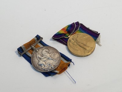 Lot 709 - First World War pair comprising War and Victory medals named to 60015. 2. A.M. S. Watson. R.A.F.