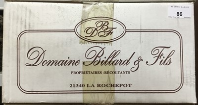Lot 86 - Wine - six bottles, 2009 Hautes Cotes de Beaune Blanc, Domaine Billard, Burgundy - packed 6x75cl.