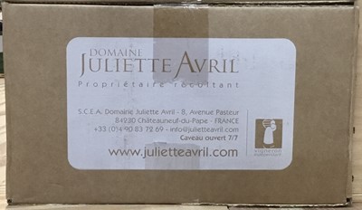 Lot 97 - Wine - twelve bottles, 2010 Chateauneuf-du-Pape, Domaine Juliette Avril, Rhone - packed 12x75cl.