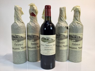 Lot 99 - Wine - six bottles, Chateau Troplong Mondot Saint-Emilion Grand Cru 2001