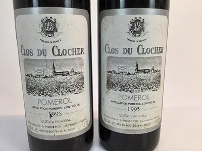 Lot 114 - Wine - two magnums, Clos Du Clocher Pomerol 1995