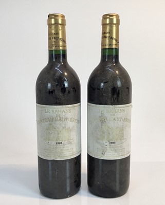 Lot 119 - Wine - two bottles, Le Bahans Du Chateau Haut-Brion 1995