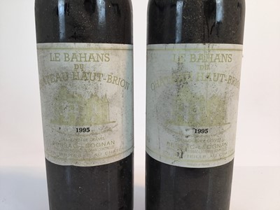 Lot 119 - Wine - two bottles, Le Bahans Du Chateau Haut-Brion 1995
