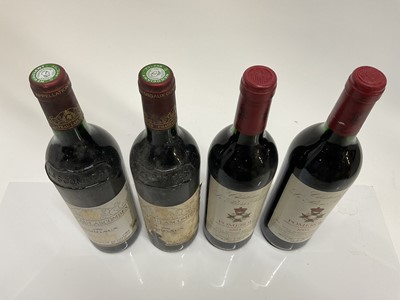 Lot 121 - Wine - four bottles, Chateau Lascombes Margaux 1990 (2), Chateau Le Bon Pasteur Pomerol 1994 (2)