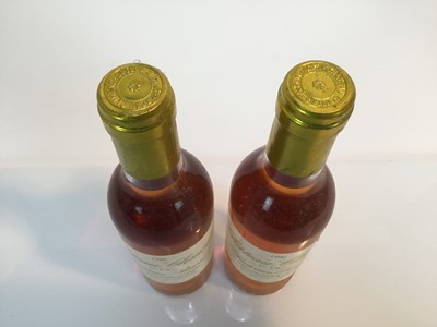 Lot 122 - Sauternes - two half bottles, Chateau Climens 1er Cru 1990