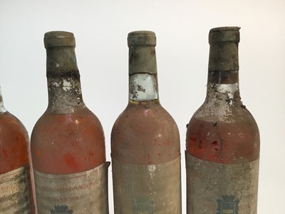 Lot 125 - Sauternes - six bottles, Chateau Bastor Lamontagne 1964