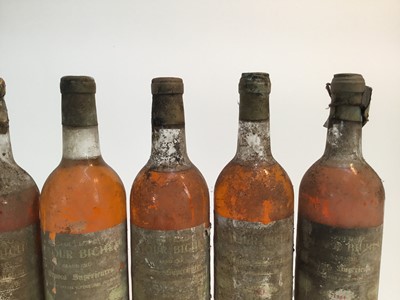 Lot 126 - Wine - six bottles, Chateau La Tour Bicheau Graves Supérieures 1964