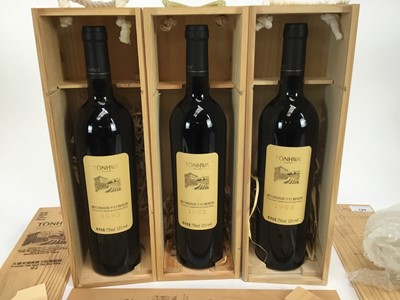 Lot 129 - Wine - three bottles, Tonhwa 'Cabernet Dry Red Wine', in wooden cases