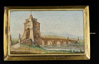 Lot 623 - Good quality 19th century Italian micromosaic...