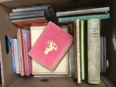 Lot 1706 - One box of Childrens illustrated books, including Arthur Rackham, Kate Greenaway and others