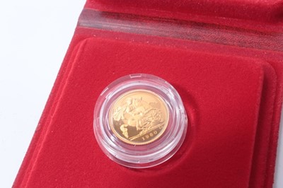 Lot 628 - G.B. - Gold proof Half Sovereigns Elizabeth II 1980 x 3 (N.B. Cased with Certificates of Authenticity) (3 coins)