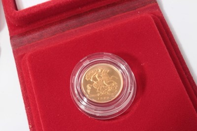 Lot 628 - G.B. - Gold proof Half Sovereigns Elizabeth II 1980 x 3 (N.B. Cased with Certificates of Authenticity) (3 coins)