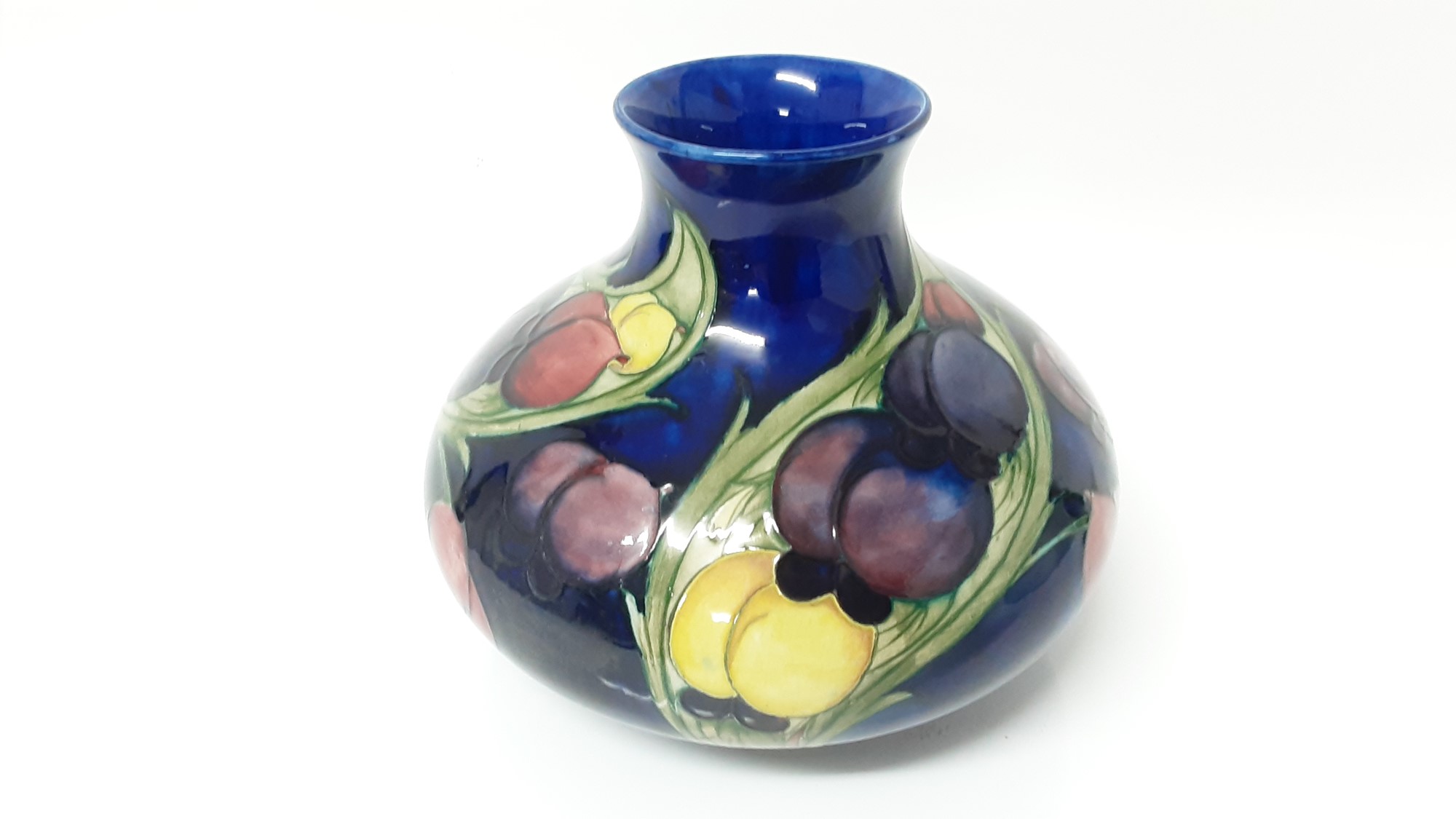 Moorcroft ムーアクラフト　花瓶 William Moorcroft ムーアクロフト 英国磁器 花瓶 P198｜骨董店