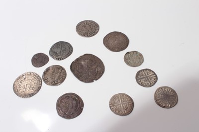 Lot 642 - G.B. - Mixed silver hammered coins to include Edward I London Pennies x 2 AF-GF, Edward III London Penny AVF...