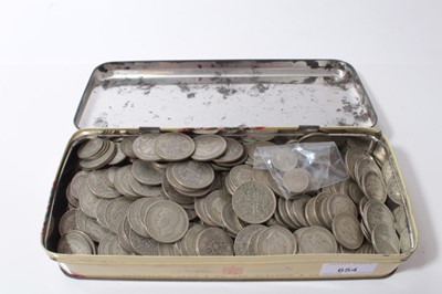 Lot 654 - G.B. - Mixed pre 1947 silver coins (N.B. Estimated face value £31.50) (Qty)