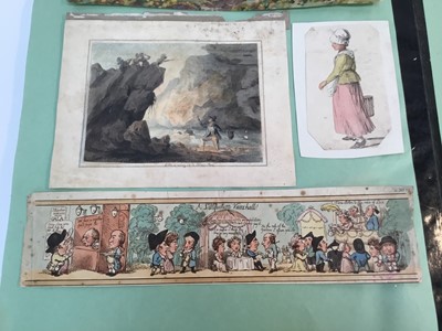 Lot 27 - Folio of watercolours and prints