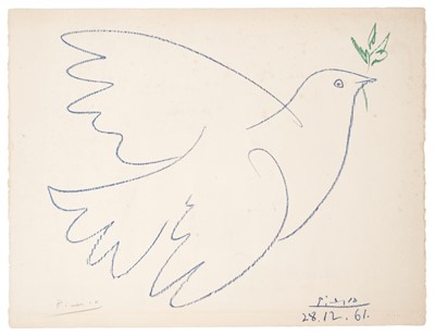 Lot 947 - *Pablo Picasso (1881-1973) lithograph in colours - Dove of Peace, 1961