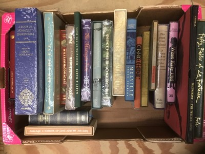 Lot 1733 - One box of Folio Society books