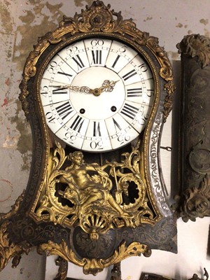 Lot 669 - 18th century French boulle-work bracket clock
