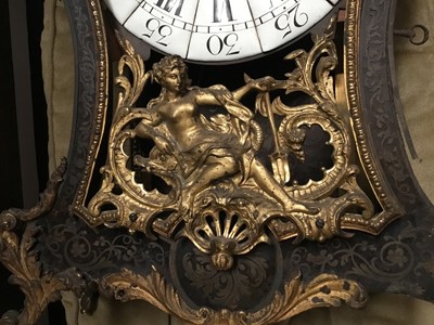 Lot 669 - 18th century French boulle-work bracket clock