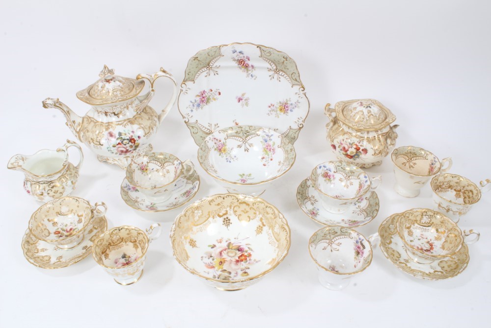 Lot 89 Two Victorian tea sets