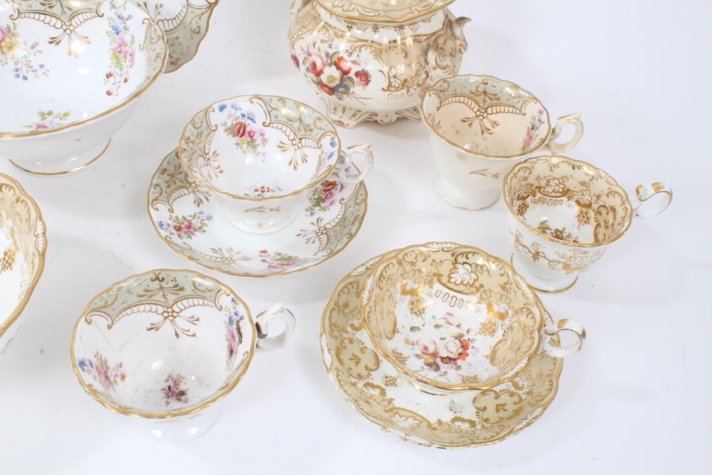 Lot 89 Two Victorian tea sets