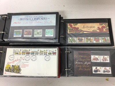 Lot 1460 - Stamps - G.B first day covers and presentation packs in albums and loose