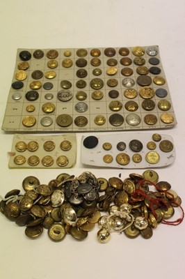 Lot 734 - One box containing a large quantity of various British and foreign military buttons.