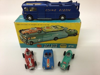 Lot 1850 - Corgi Major Ecurie Ecosse Racing Car Transporter and Three Racing Cars Gift Set No.16 plus..