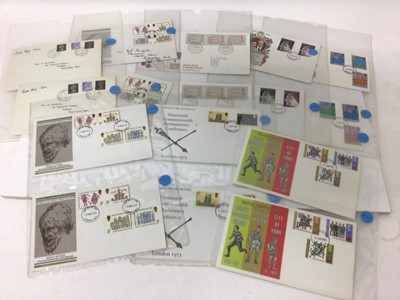 Lot 1487 - Stamps - large accumulation of GB first day covers in plastic folders - 1960s onwards