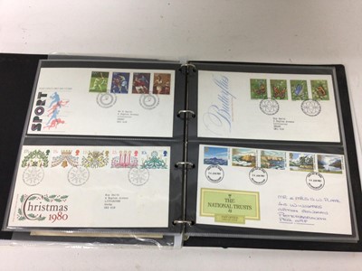 Lot 1485 - Stamps - Red plastic crate of G.B., Channel Islands, Commonwealth first day covers in albums and loose