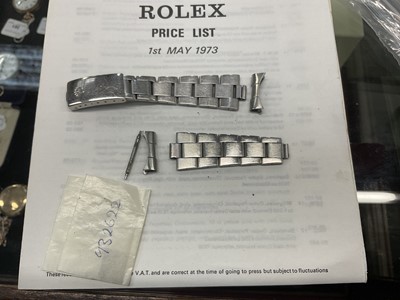 Lot 561 - 1960s gentlemen's Rolex Oyster Precision stainless steel wristwatch on Rolex Tudor stainless steel oyster bracelet, in original box, together with the original Rolex stainless steel oyster bracelet...