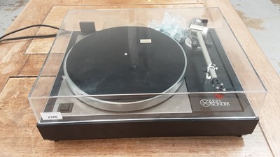 Lot 2386 - Linn Sondek LP12 turntable together with power source.