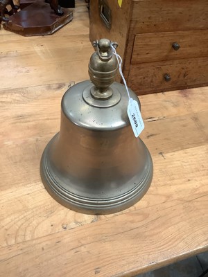 Lot 2689 - Large brass bell