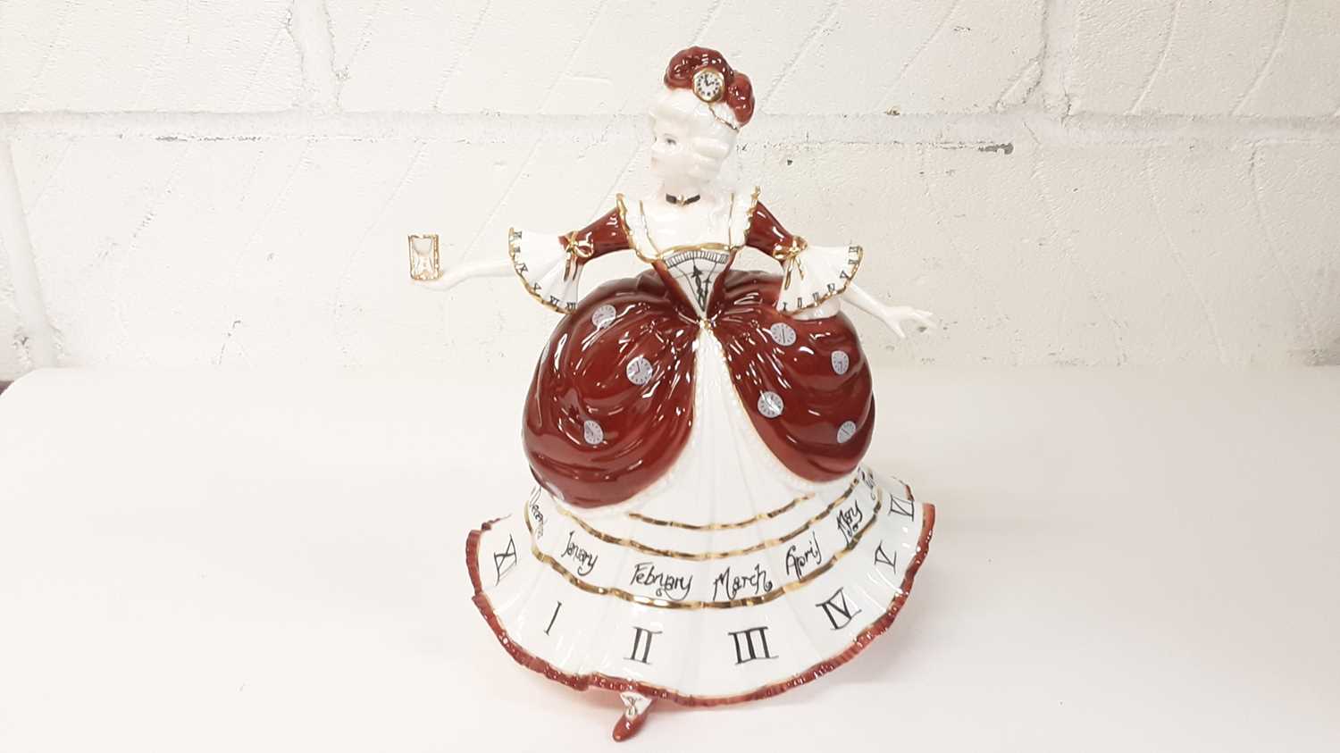 Lot 1265 - Coalport limited edition Millennium Ball figure - Time, no. 32 of 2500, boxed with certificate